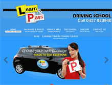 Tablet Screenshot of learnandpass.com.au